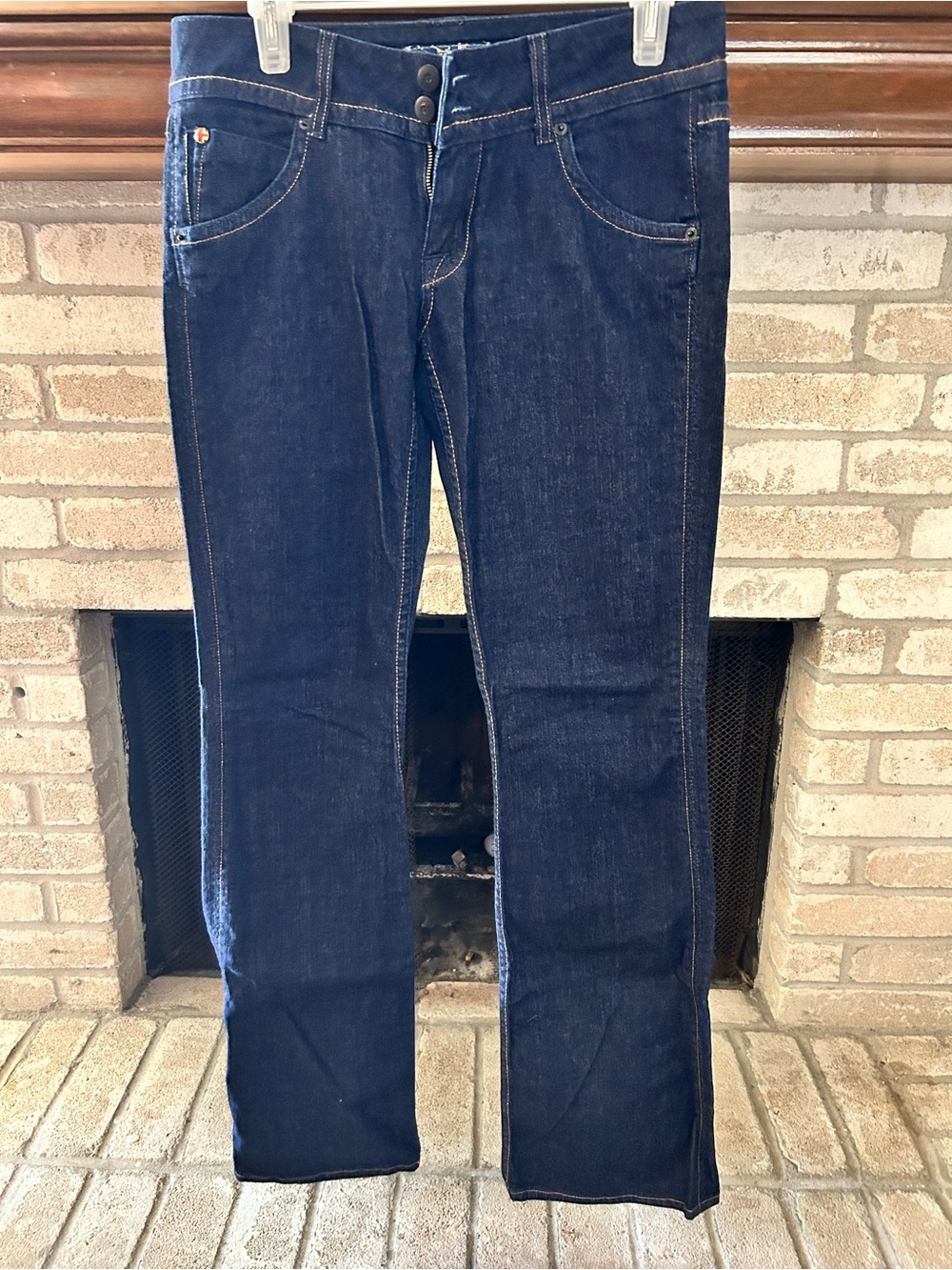 Hudson Dark Indigo Straight Leg Jeans EUC 28